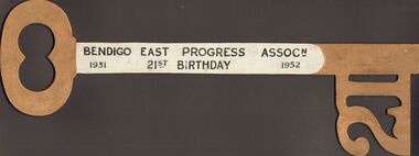 Memorabilia - BERT GRAHAM COLLECTION: BENDIGO EAST PROGRESS ASSOCN, 1931-1952