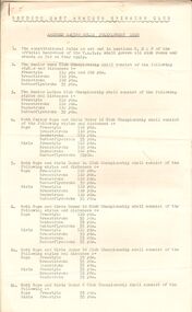 Document - BERT GRAHAM COLLECTION: BENDIGO EAST AMATEUR SWIMMING CLUB, July/August 1969,1973