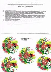 Document - PETER ELLIS COLLECTION: WILDFLOWERS DECALS