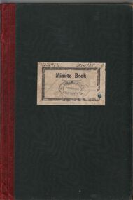 Document - BERT GRAHAM COLLECTION: BENDIGO EAST PROGRESS ASSOCIATION, 22/9/1931 - 2/4/1935