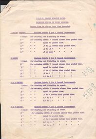 Document - BERT GRAHAM COLLECTION: BENDIGO EAST SWIMMING CLUB