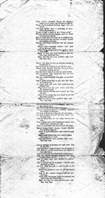 Document - MERLE BUSH COLLECTION: POEM PARODY ON KIPLING'S ''THE ABSENT MINDED BEGGAR''