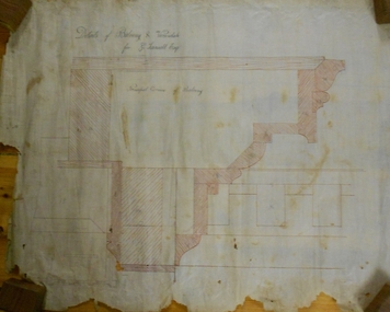 Document - MARKS COLLECTION: PLAN BALCONY AND VERANDAH GEORGE LANSELL FORTUNA VILLA