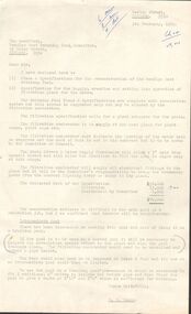 Document - BERT GRAHAM COLLECTION: BENDIGO EAST SWIMMING CLUB, 1962