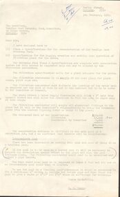 Document - BERT GRAHAM COLLECTION: BENDIGO EAST SWIMMING CLUB, 1962