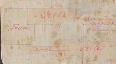 Document - MARKS COLLECTION: DRAWING ENTRANCE DOOR FOR G. LANSELL