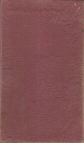 Book - BERT GRAHAM COLLECTION: BENDIGO EAST PROGRESS ASSOCIATION, 1945/6 - 1965