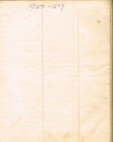 Book - BERT GRAHAM COLLECTION: BENDIGO EAST SWIMMING CLUB, 1958/9 - 1964