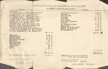 Document - BERT GRAHAM COLLECTION: FINANCIAL DOCUMENTS, 1937 - 1991