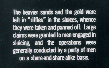 Slide - DIGGERS & MINING. GETTING THE GOLD, c1850s