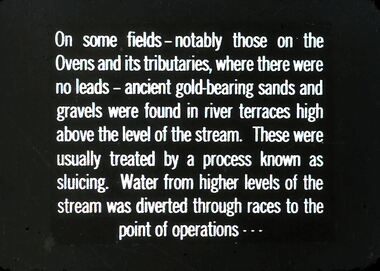 Slide - DIGGERS & MINING. GETTING THE GOLD, c1850