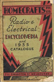 Book - LYDIA CHANCELLOR COLLECTION: RADIO & ELECTRICAL ENCYCLOPAEDIA AND 1935 CATALOGUE, 1935