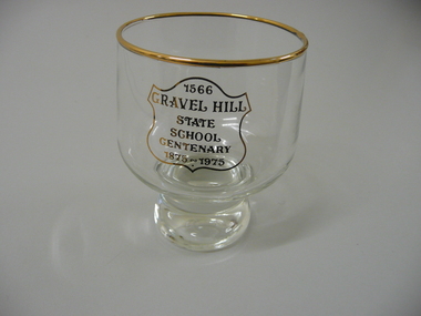 Souvenir - SOUVENIR GLASS GRAVEL HILL STATE SCHOOL, 1975