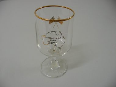 Souvenir - SOUVENIR GLASS AUSTRALIA DAY 1989, 1989