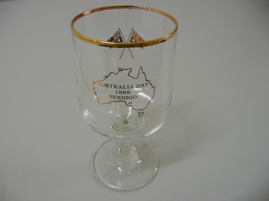 Souvenir - SOUVENIR GLASS AUSTRALIA DAY 1988, 1988