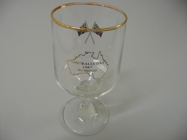 Souvenir - SOUVENIR GLASS AUSTRALIA DAY 1987, 1987