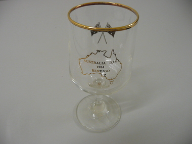 Souvenir - SOUVENIR GLASS AUSTRALIA DAY 1984, 1984