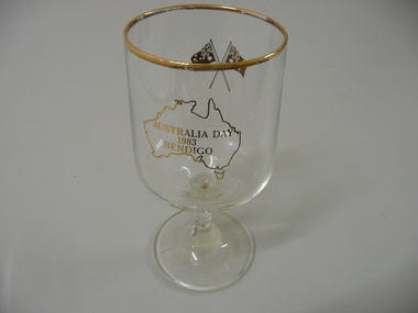Souvenir - SOUVENIR GLASS AUSTRALIA DAY 1983, 1983
