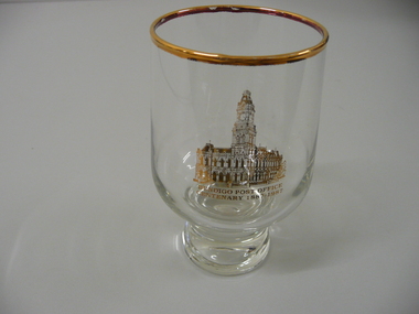 Souvenir - SOUVENIR GLASS POST OFFICE, 1887