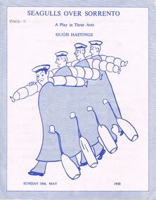 Document - VIKKI SPICER COLLECTION: BENDIGO OPERATIC SOCIETY PROGRAMME BOOKLET, Sunday 18th May, 1958