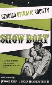 Document - VIKKI SPICER COLLECTION: BENDIGO OPERATIC SOCIETY PROGRAMME BOOKLET, 1960