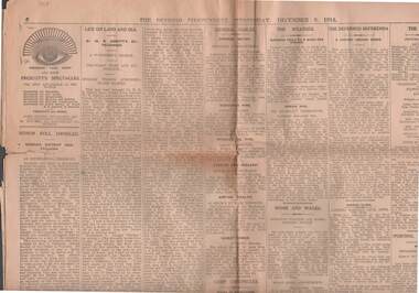 Newspaper - THE BENDIGO INDEPENDENT 8/12/1915