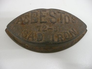 Domestic Object - ASBESTOS SAD IRON