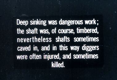 Slide - DIGGERS & MINING. GETTING THE GOLD, c1850