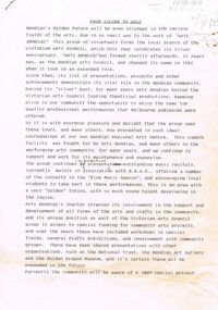 Document - MERLE HALL COLLECTION: ARTS BENDIGO: ''FROM SILVER TO GOLD''