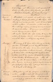 Document - MARKS COLLECTION: SPECIFICATION AND GENERAL CONDITIONS OF CONTRACT HERCULES AND ENERGETIC MINE, 2nd March, 1870
