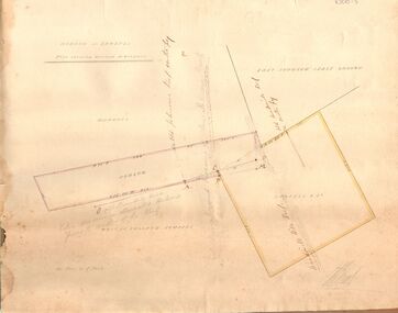 Document - MARKS COLLECTION: HOBSON AND LANSELL PLANS SHOWING LAND IN DISPUTE