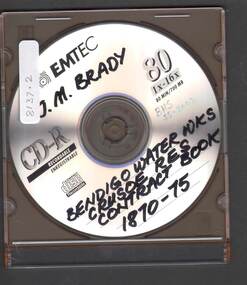 Document - Digital, JOSEPH BRADY COLLECTION: CD J M BRADY  BENDIGO WATER WKS CRUSOE RES CONTRACT BOOK 1870 TO 1975