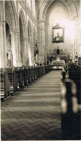 Photograph - JORDAN COLLECTION: PHOTO OF INTERIOR OF SACRED HEART CATHEDRAL