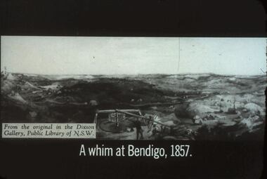 Slide - DIGGERS & MINING. GETTING THE GOLD, c1857