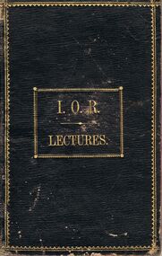 Book - LODGE COLLECTION: I.O.R. LECTURES