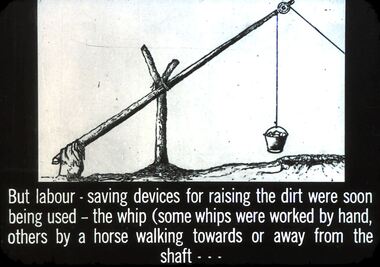 Slide - DIGGERS & MINING. GETTING THE GOLD, c1850