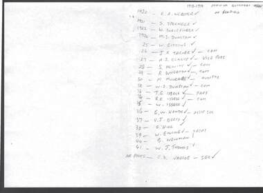 Document - 1913 TO 1914 MASTER BUTCHERS ASSN. OF BENDIGO