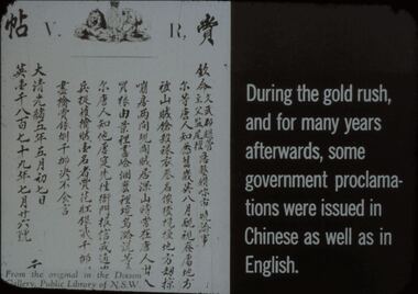 Slide - DIGGERS & MINING. THE CHINESE ON THE GOLD FIELDS, c1850s