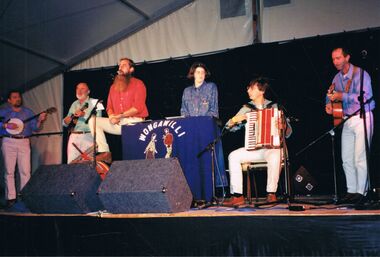 Photograph - PETER ELLIS COLLECTION: BAND ON STAGE