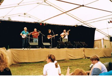 Photograph - PETER ELLIS COLLECTION: BAND ON STAGE