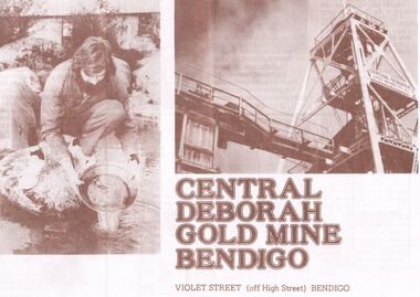 Document - JOAN O'SHEA COLLECTION:  CENTRAL DEBORAH GOLD MINE BENDIGO, 26th November, 1984