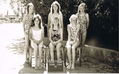 Photograph - LAUREL STREET PRIMARY SCHOOL COLLECTION: GIRLS SWIMMING TEAM 1971
