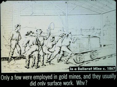 Slide - DIGGERS & MINING. THE CHINESE ON THE GOLD FIELDS, C1867