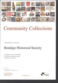 Document - CERTIFICATE TITLED: COMMUNITY COLLECTIONS