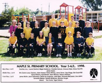 Photograph - MAPLE STREET PRIMARY SCHOOL COLLECTION: GRADE PHOTOS 1998