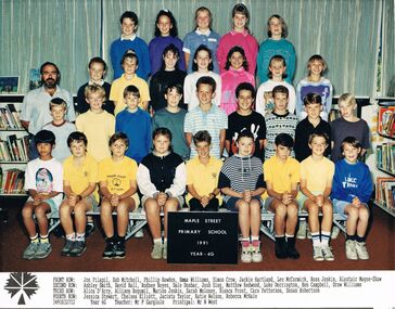 Photograph - MAPLE STREET PRIMARY SCHOOL COLLECTION:  GRADE 6G. 1991