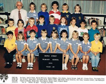 Photograph - MAPLE STREET PRIMARY SCHOOL COLLECTION:   GRADE 2H. 1991