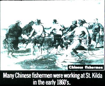Slide - DIGGERS & MINING. THE CHINESE ON THE GOLD FIELDS, c1860s