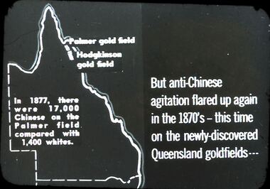 Slide - DIGGERS & MINING. THE CHINESE ON THE GOLD FIELDS, c1870s