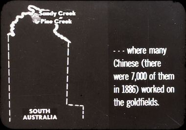 Slide - DIGGERS & MINING. THE CHINESE ON THE GOLD FIELDS, c1850s